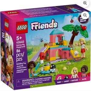 LEGO Friends Guinea Pig Playground - Building Toys Pretend Play Set for Kids